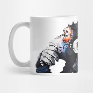 Banksy Music Monkey Mug